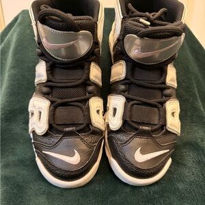 Nike Barkley More Uptempo Black and White sneakers